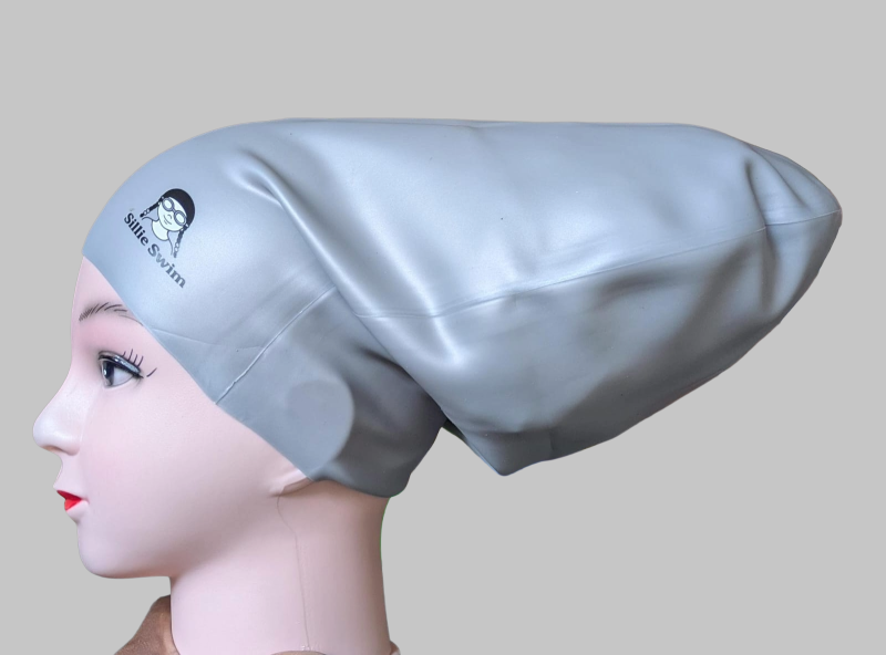 Grey XXL Swimming Cap